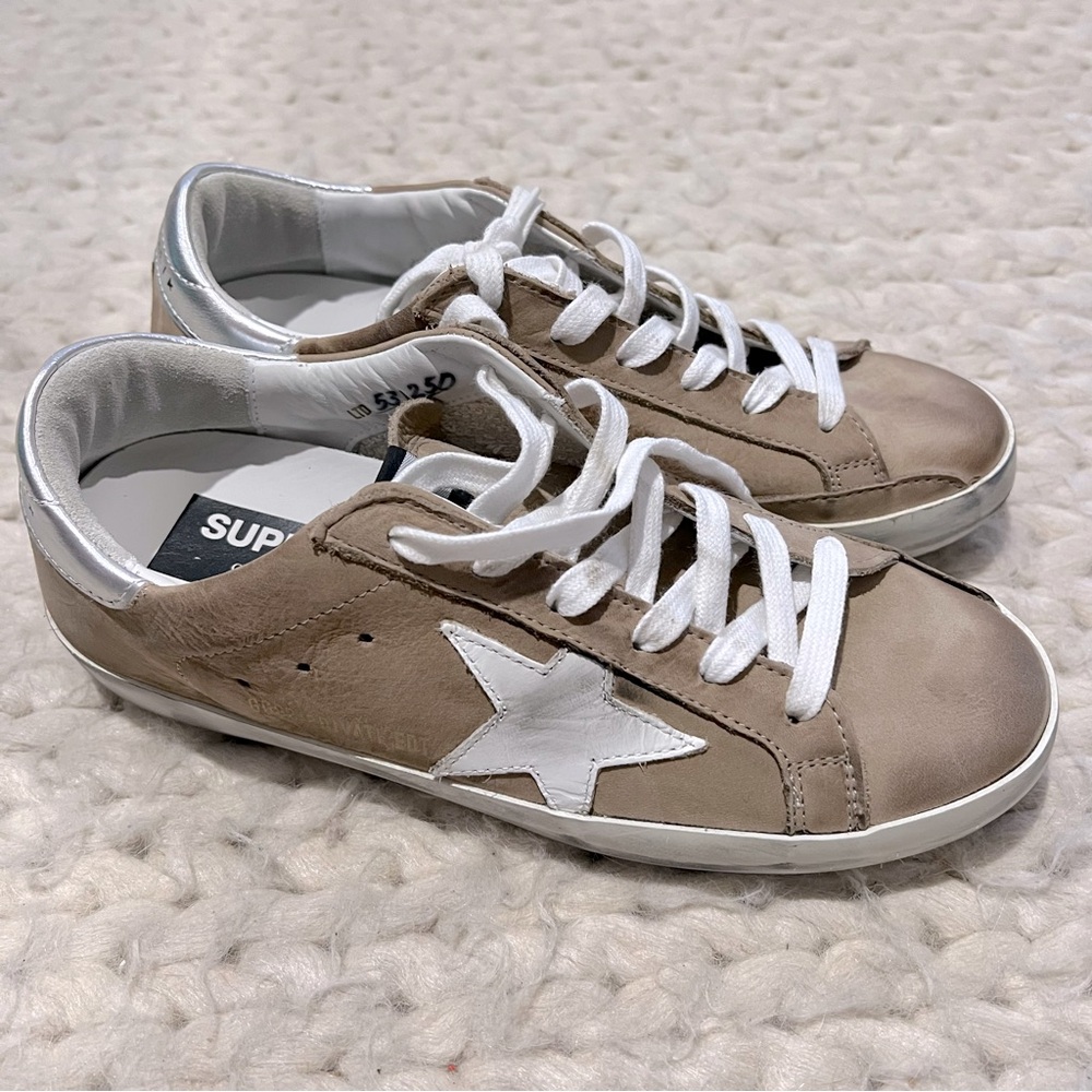 Golden goose superstar suede sneakers size 38